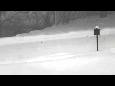 Time Lapse February 1, 2011 Snow Storm Missouri