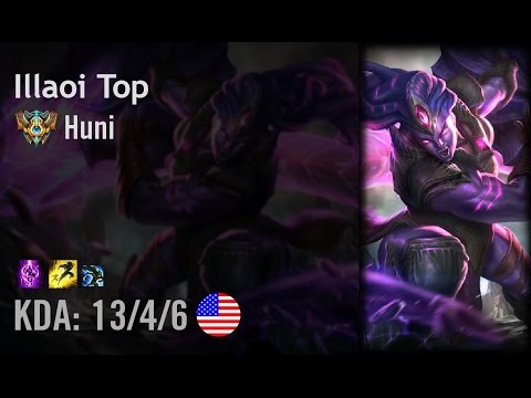 Illaoi Top vs Olaf - Huni - NA Challenger Patch 6.11