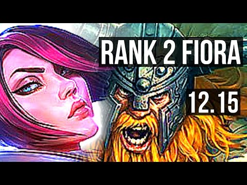 FIORA vs OLAF (TOP) | Rank 2 Fiora, 5/1/5, Rank 22 | EUW Challenger | 12.15
