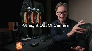 Which image is "straight out of camera"?