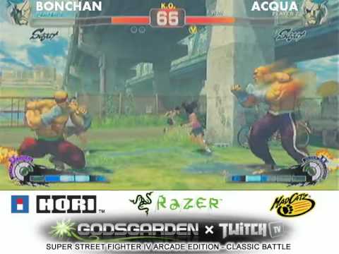 Bonchan (Sagat) vs ACQUA (Sagat) - Godsgarden Classic Battle