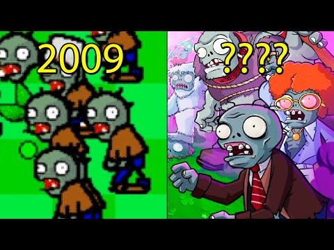 Evolution of ZOMBIES in Plants Vs Zombies