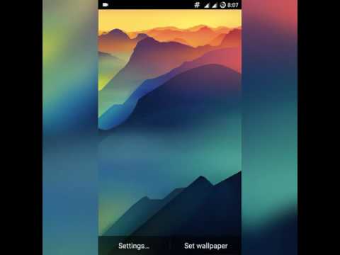 Mountain Haze Live Wallpaper Video