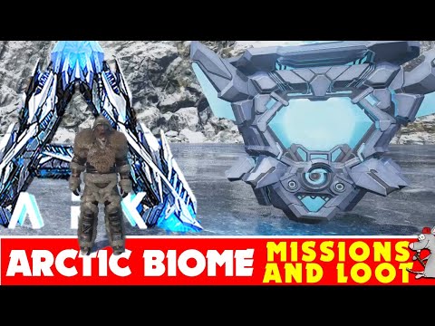 ARK GENESIS GUIDE: ARCTIC MISSIONS TIPS AND WHAT LOOT YOU GET! TEK CLAWS!