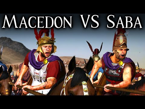 Macedon VS Saba ⚔️ 1.3.2  DeI Online Battles - Total War Rome 2 - Ep.48