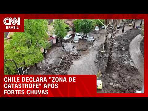 Chile declara “zona de catástrofe” em comuna de Santiago por chuva intensa | CNN 360º