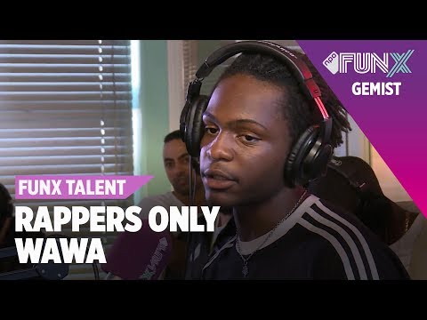 WAWA rapt op DRIE BEATS | FunX Talent Rappers Only | Tweede Ronde