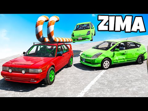 ❄️ UŻYŁEM NAJLEPSZEJ KRYJÓWKI ŻEBY SCHOWAĆ SIĘ PRZED AUTAMI ZOMBIE!?