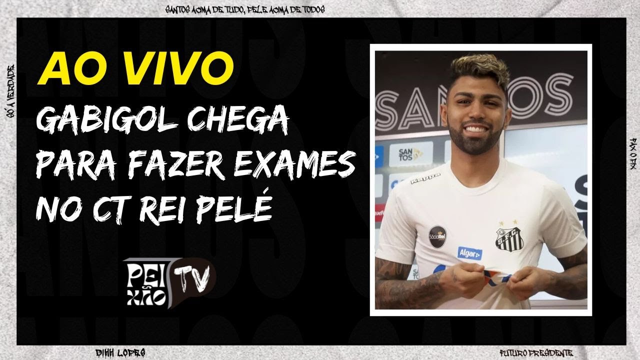 REAPRESENTAÇÃO DO SANTOS TEM PRESENÇA DE GABIGOL NO CT REI PELÉ