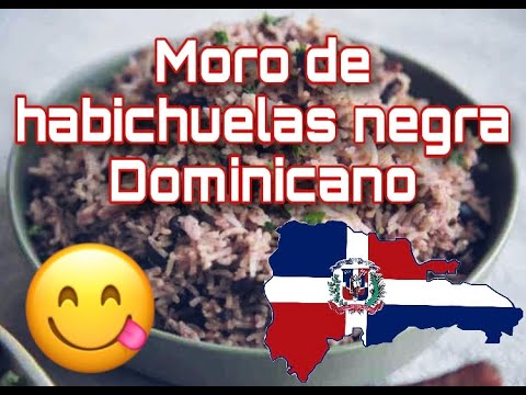 Moro de habichuelas Negra Dominicano