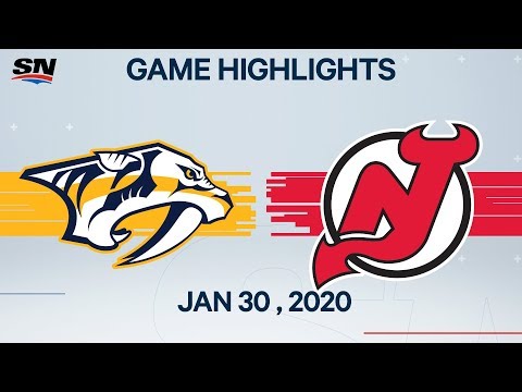 NHL Highlights | Predators vs Devils – Jan. 30, 2020