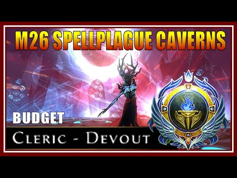 Mod 26 Spellplague Caverns Dungeon w/ Random Group on Budget Cleric Heal Build - Neverwinter