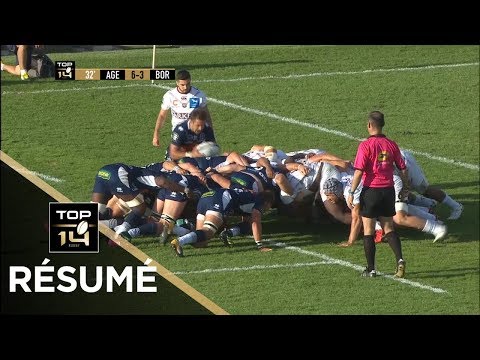 TOP 14 - Résumé  Agen-Bordeaux-Bègles: 22-17 - J4 - Saison 2018/2019