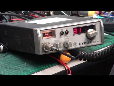 York JCB861 UK CB27/81nCB radio (mobile) - On The Air Test