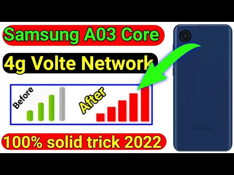 Samsung A03 Core 4g Volte setting 2022 | How to solve Network problem Samsung A03 core 2022