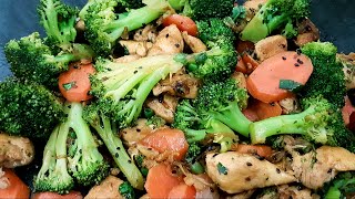 BRÓCOLIS COM FILÉ DE FRANGO FÁCIL E RÁPIDO