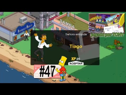Los Simpson Springfield "Destino Spfld, Cap. 47 - Tiago y la Escuela de samba" por Tony