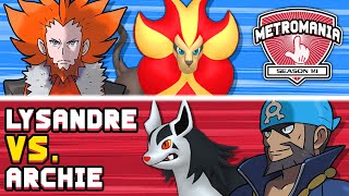 Can LYSANDRE defeat ARCHIE with only Metronome? 👆 MetroMania S14 Heat 6