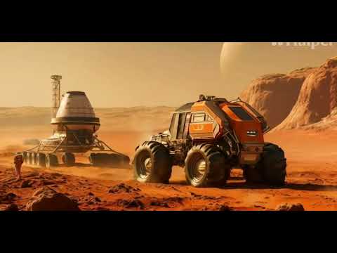 A Vision of the Future on Mars 2050 -As we look towards - 2050 में मंगल ग्रह पर भविष्य।