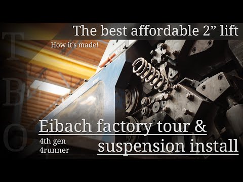 Best affordable truck suspension - Eibach factory tour and install