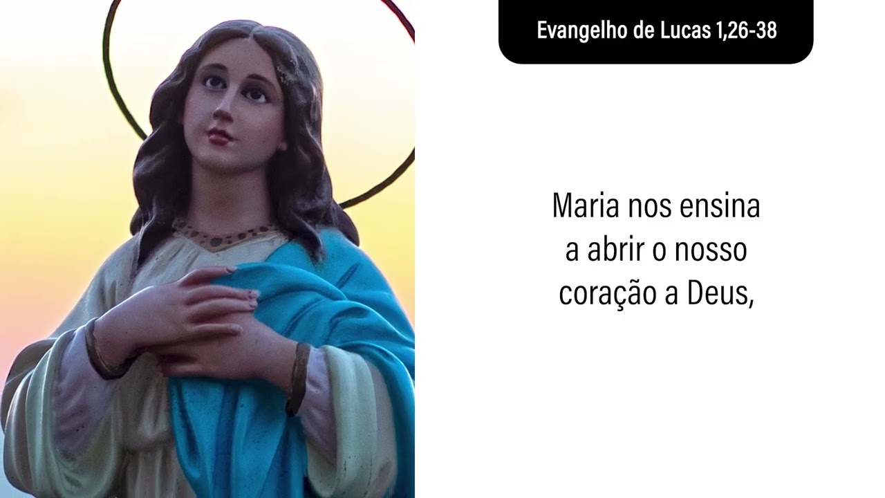 8 de dezembro Evangelho de Lucas 1,26-3
