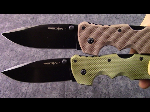 Cold Steel Recon 1 Spear Point Blade "Walk-Around" - Knives Plus