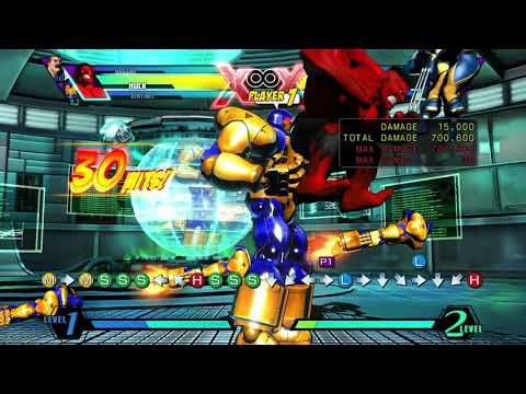 [UMVC3] Team KBR - Kill combo on 950K characters from midscreen air throw (request by @mayorofumvc3)