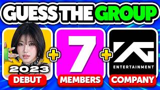 GUESS THE KPOP GROUP BY 3 CLUES CHALLENGE ✨ | KPOP QUIZ 2026