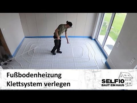 #18 Fußbodenheizung Klettsystem verlegen – Schalte den Verlege-Turbo an – Selfio baut ein Haus 🏠