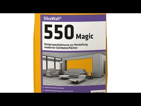 Sichtbetonoptik von Sika