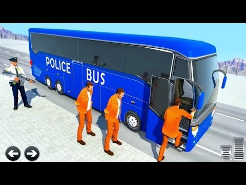 Police Prisoner Transport Truck Simulator Games - Police Bus Simulator Game - Android Gameplay
