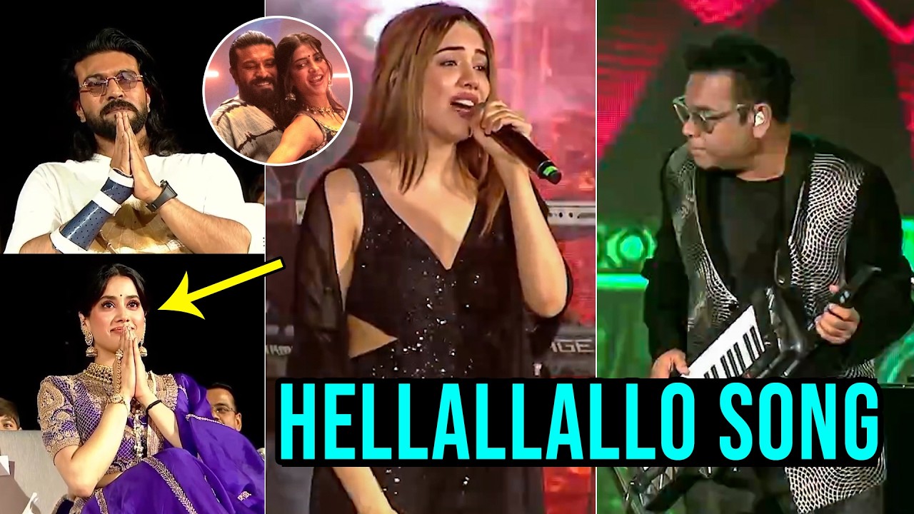 Hellallallo Live Singing | Rakshita Suresh | Ar Rahman | Peddi Ki Aawaz Grand Launch event | FL