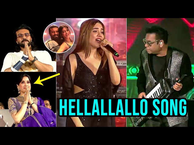 Hellallallo Live Singing | Rakshita Suresh | Ar Rahman | Peddi Ki Aawaz Grand Launch event | FL SDDEFAULT Thumbnail