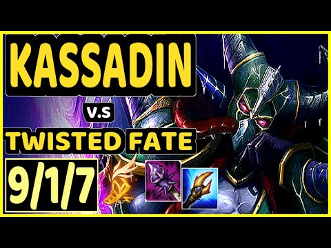 ABBEDAGGE (KASSADIN) vs TWISTED FATE - 9/1/7 KDA MID CHALLENGER GAMEPLAY - EUW