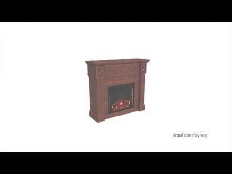 FE9278: Calvert Carved Electric Fireplace - Espresso Assembly Video