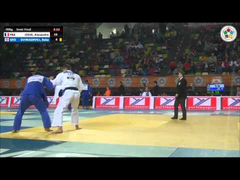 Alexandre IDDIR (FRA) Vs Beka GVINIASHVILI (GEO) - Judo Grand Prix Samsun 2014 [-90kg]