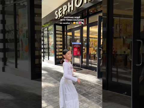 GIRLS DAY SHOPPING SPREE WITH TWEEN DAUGHTER on vacation✨🤭💸💖🐚