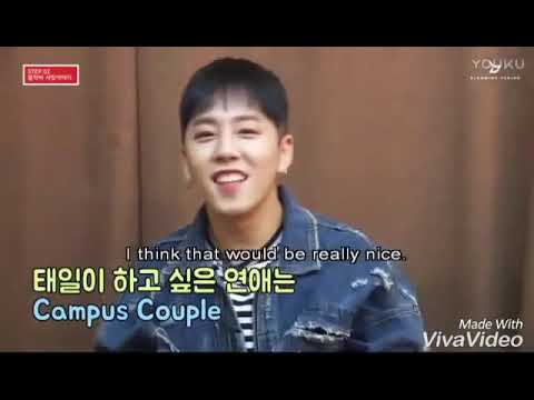 Block B - Taeil (태일) talk about Girl and Relationship