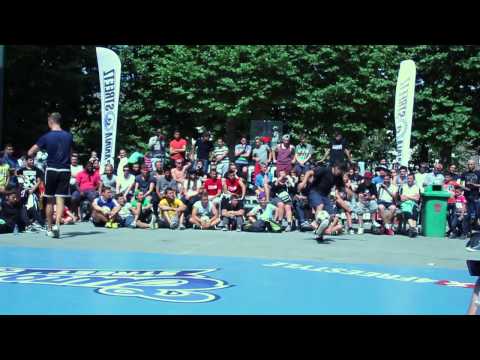 European Freestyle Football Championship 2014 Semi-final Tobias Becs vs Michryc