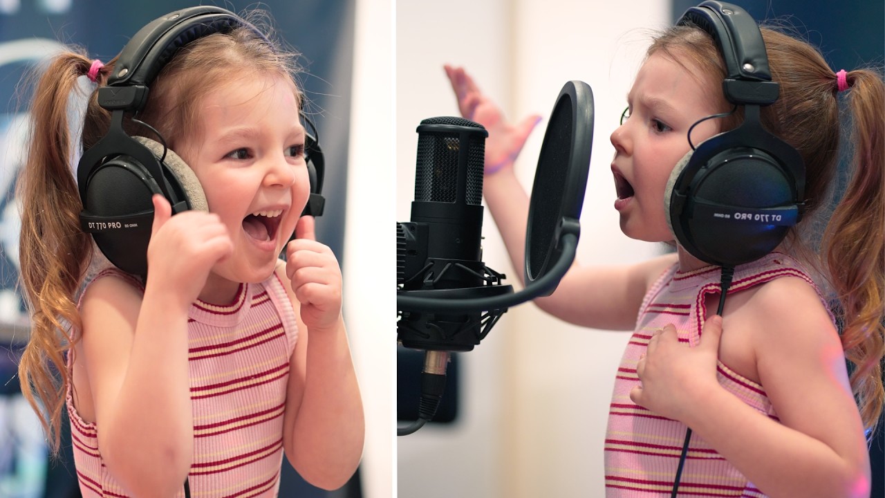5-Year-Old PRODIGY Records "My Way" in the Studio! 🎙️✨