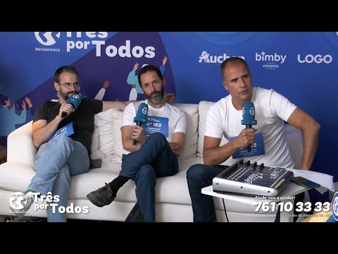 Miguel Góis, José Diogo Quintela e Ricardo Araújo Pereira visitam As Três da Manhã - Três por Todos