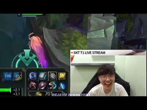 Vietsub Niềm vui giản dị của Faker là    Hấp diêm mấy đứa còn lại trong SKT   Faker stream