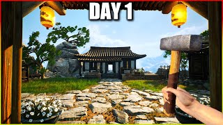 Day 1 in This NEW Medieval Chinese Survival Game! - Chinese Frontiers EP1