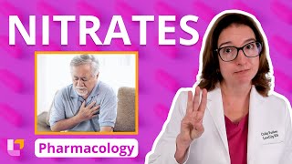 Nitrates - Nitroglycerin: Pharmacology Cardiology, Nursing School | @LevelUpRN