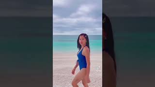 Zia Cai walk beach tiktok be like...