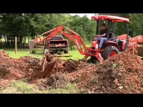 Building My Own Home: Episode 1 - Removing the last 3 stumps from our house site.