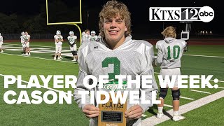 2025 Player of the Week: Cason Tidwell