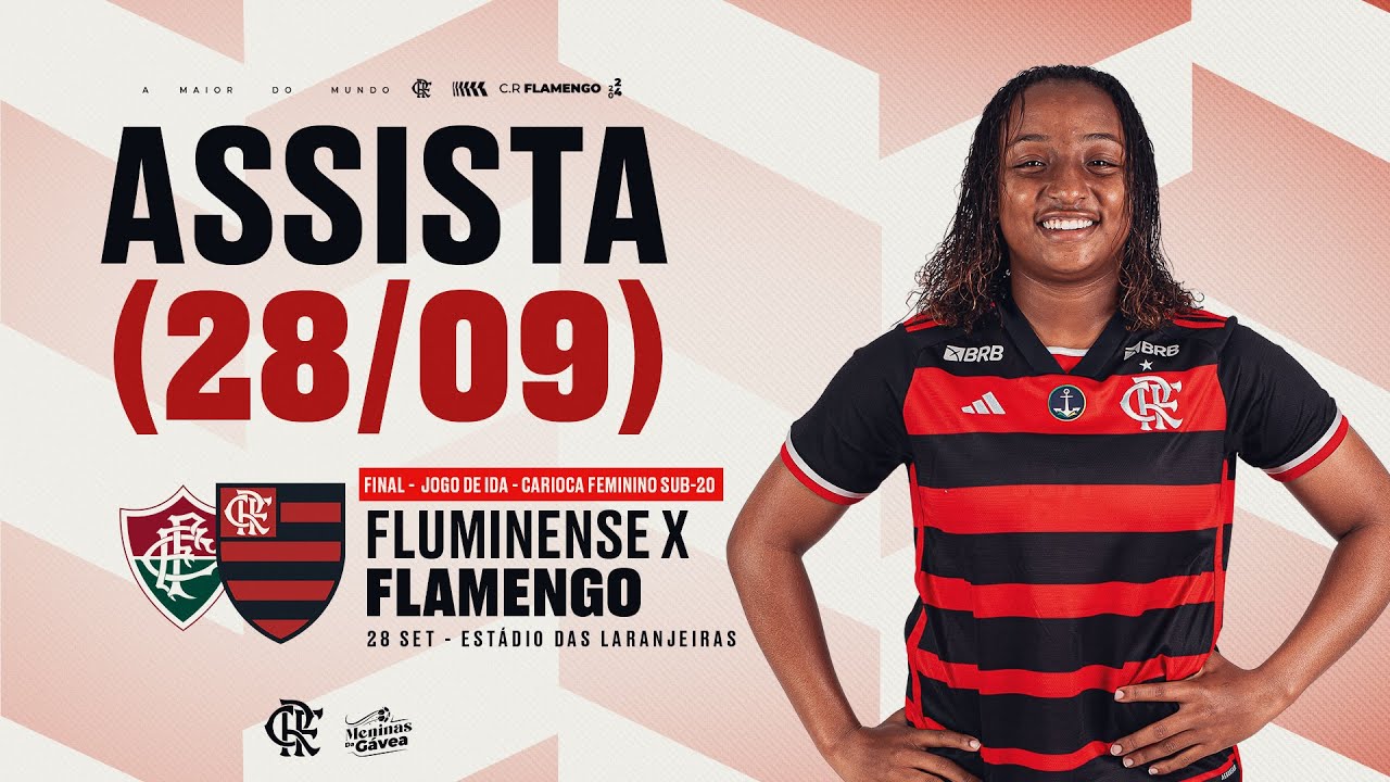 Campeonato Estadual Feminino Sub-20 - Final jogo 1 | Fluminense x Flamengo - AO VIVO - 28/09