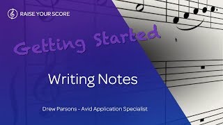 Video thumbnail for Getting Started with Sibelius | First: Writing Notes by Avid