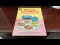 Which One Doesn T Belong And Other Puzzles From Sesame Street